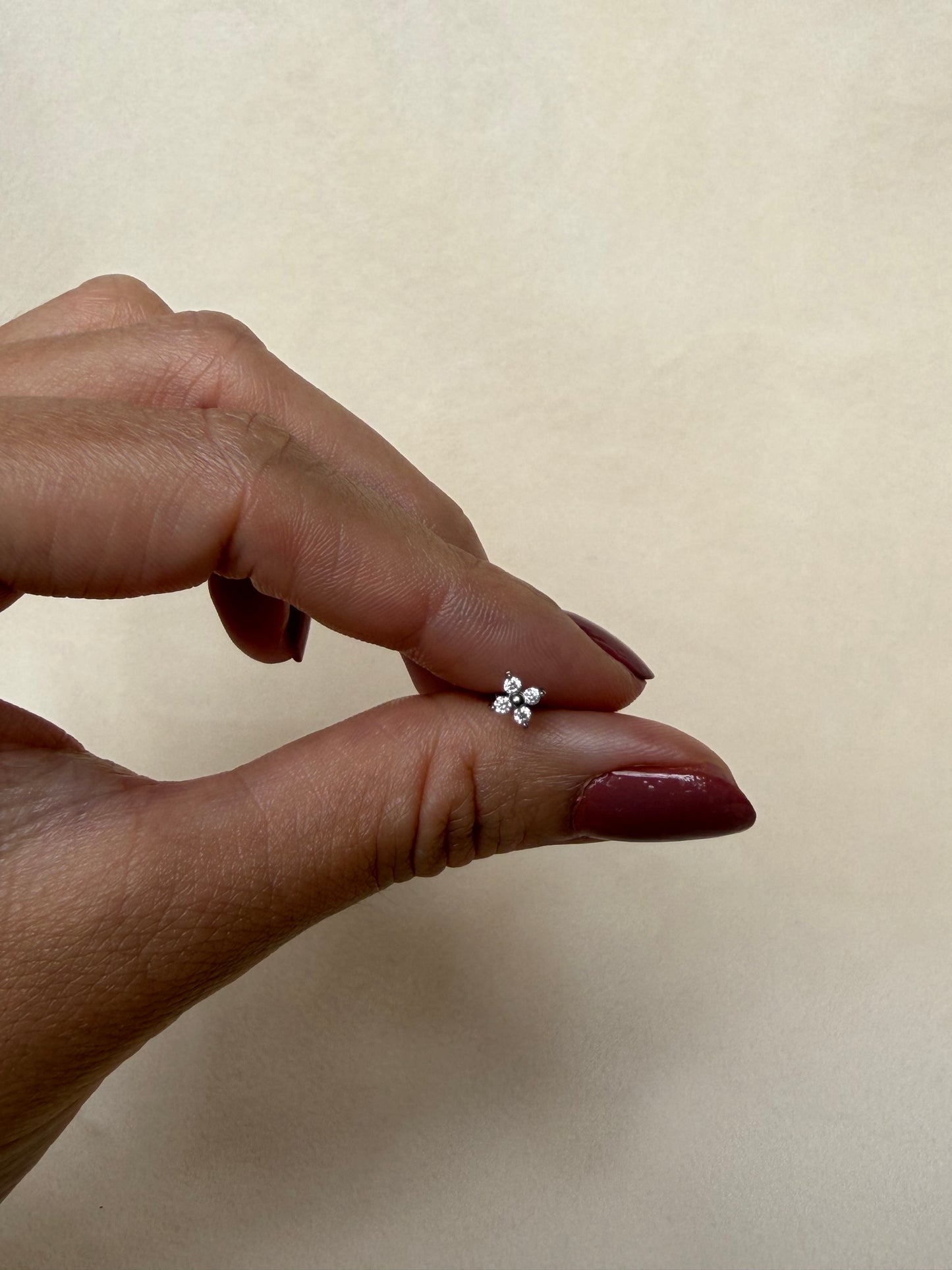 Trébol piercing