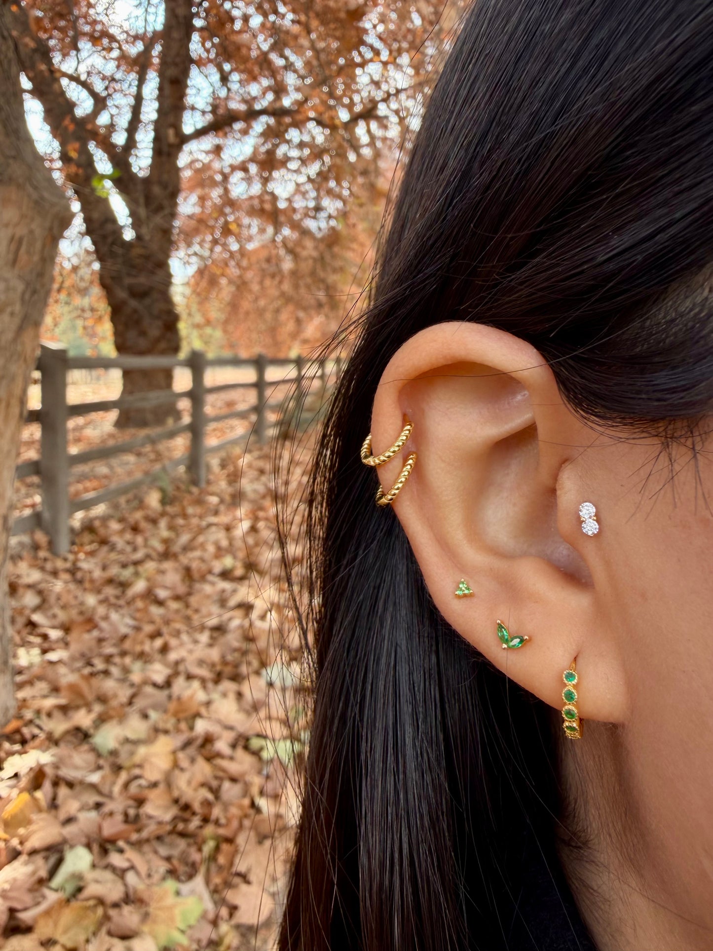 Spark doble piercing