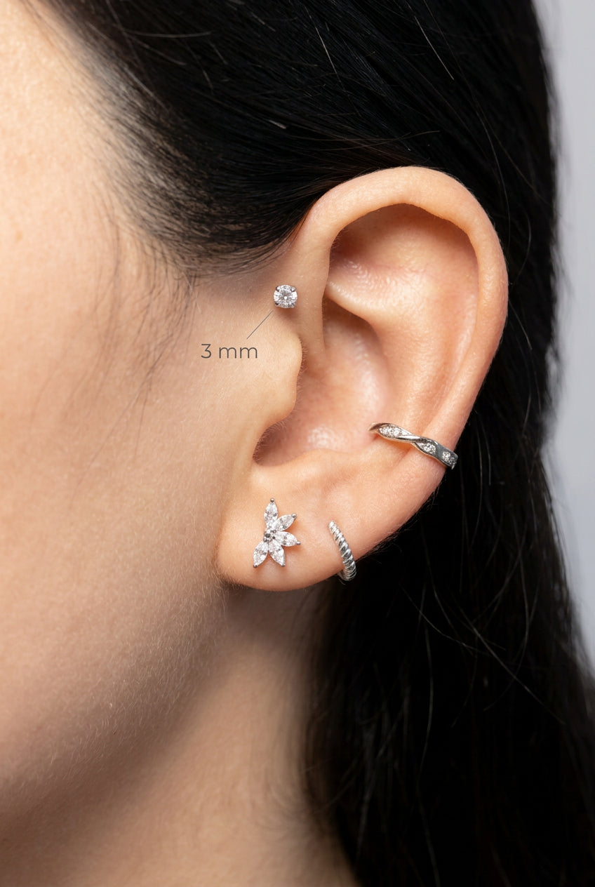 Spark piercing titanio