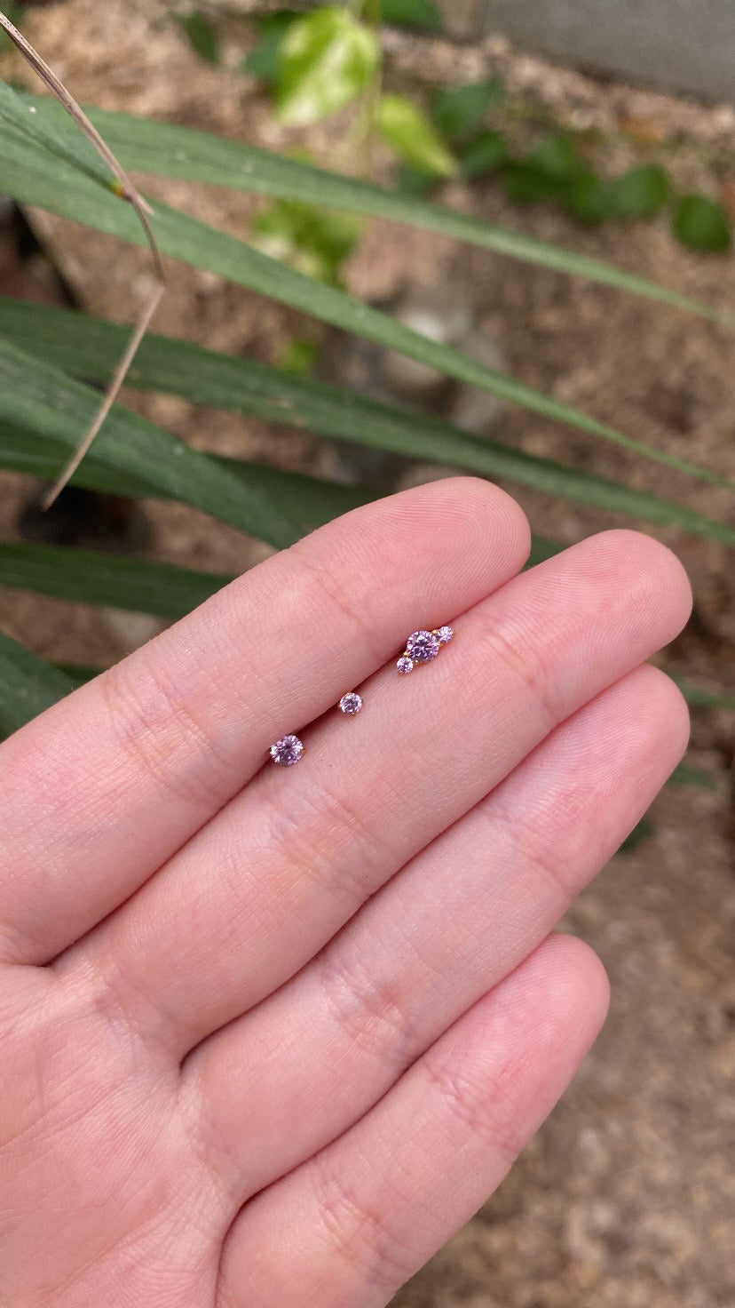 Croissant spark piercing
