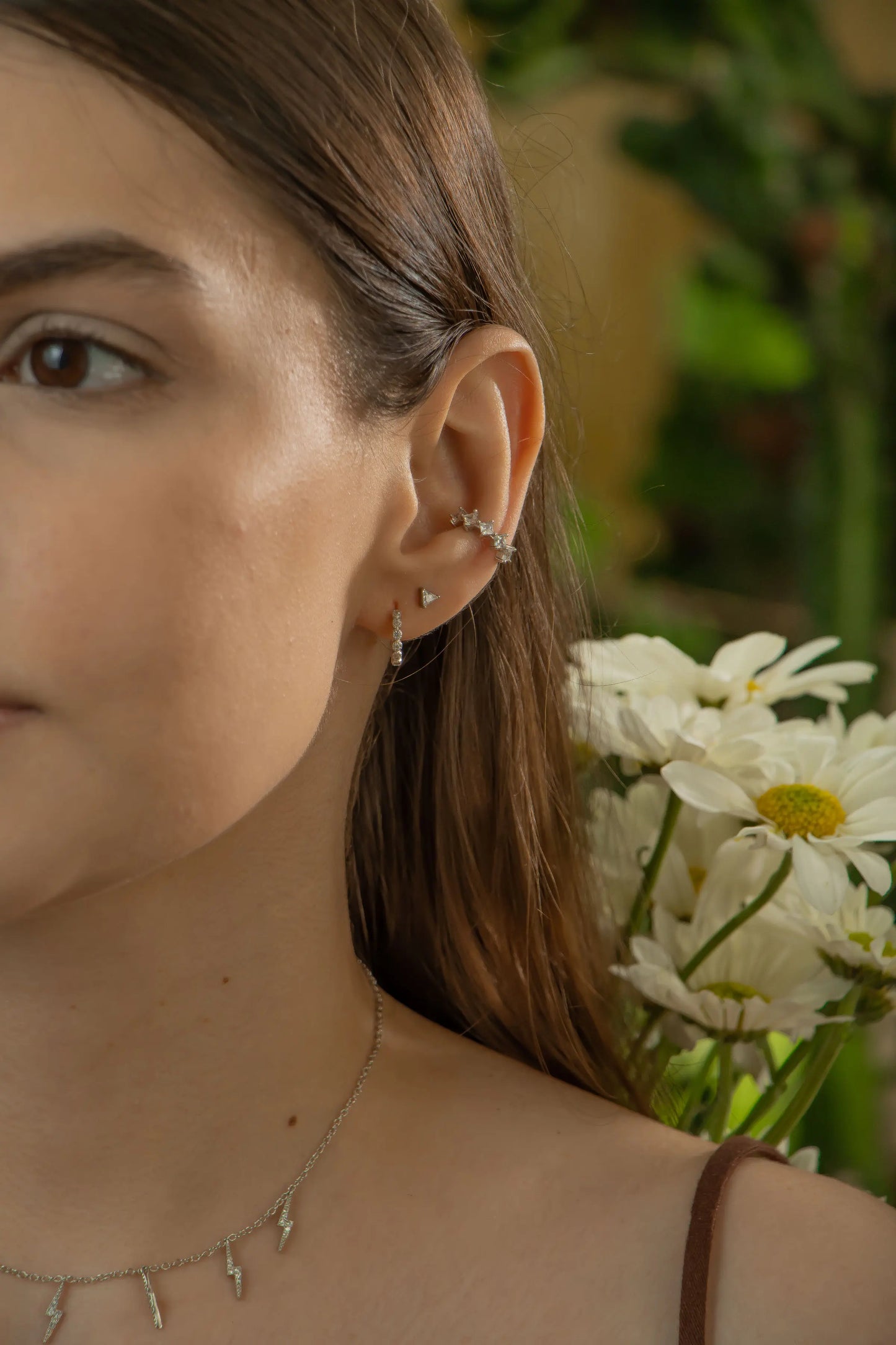 Triangle spark piercing