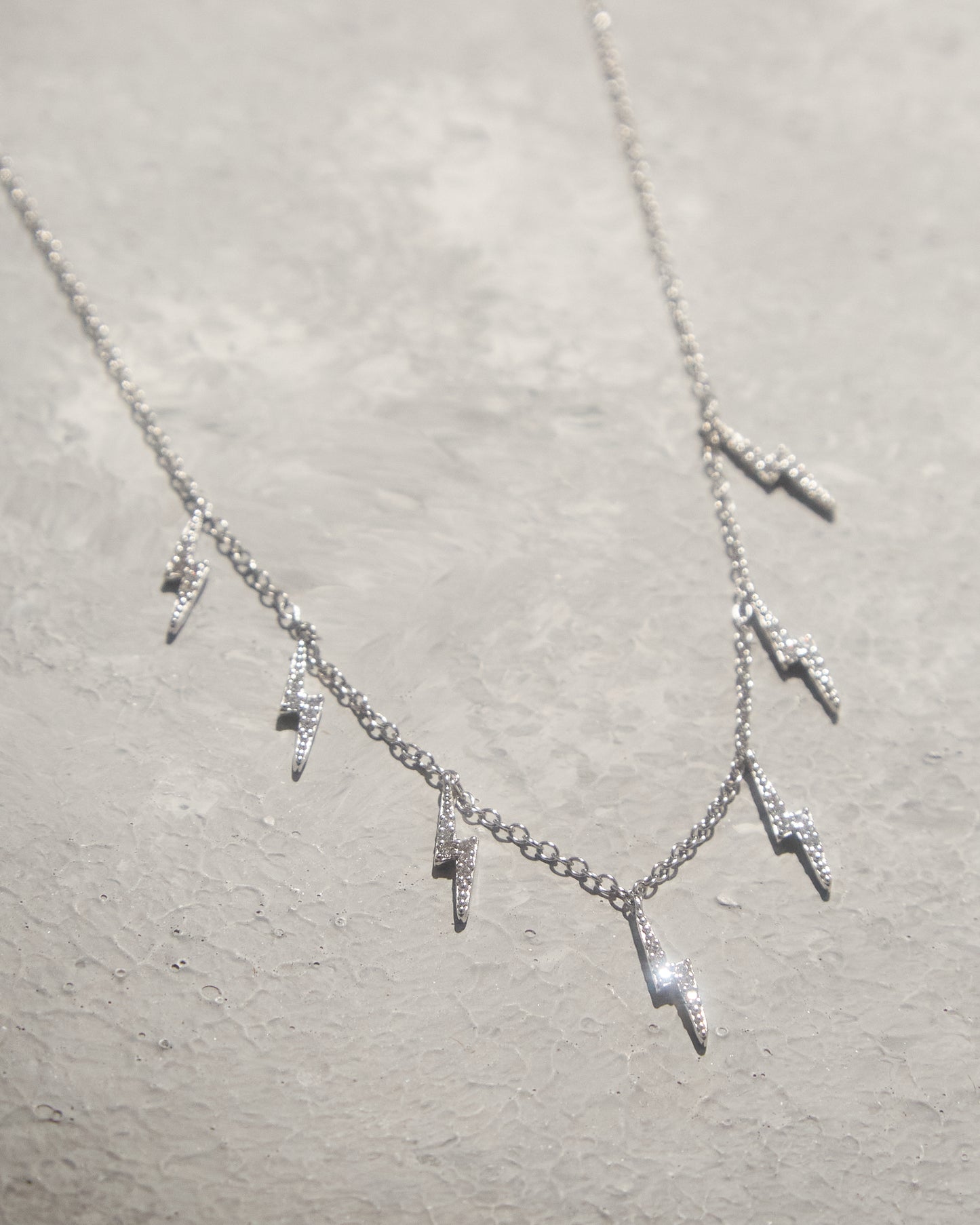 Bolt charms necklace