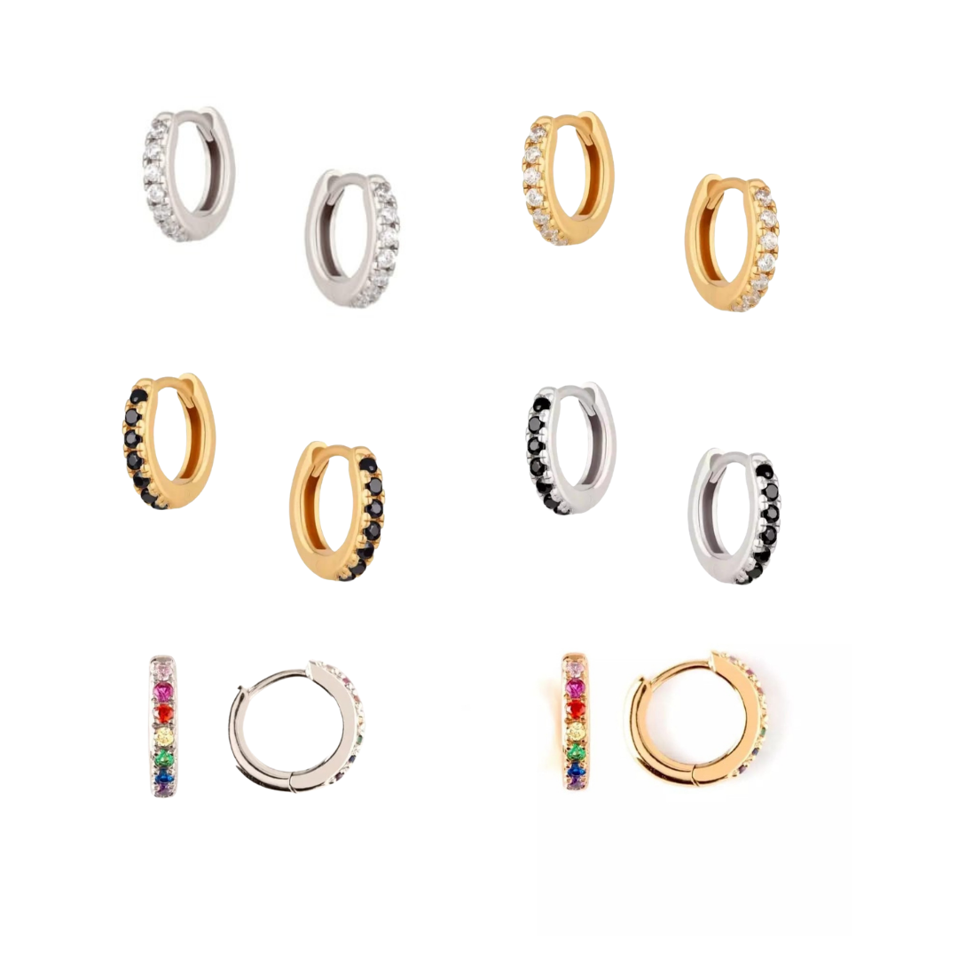 Zirconia huggie
