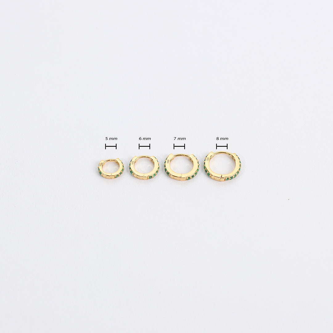 Zirconia huggie