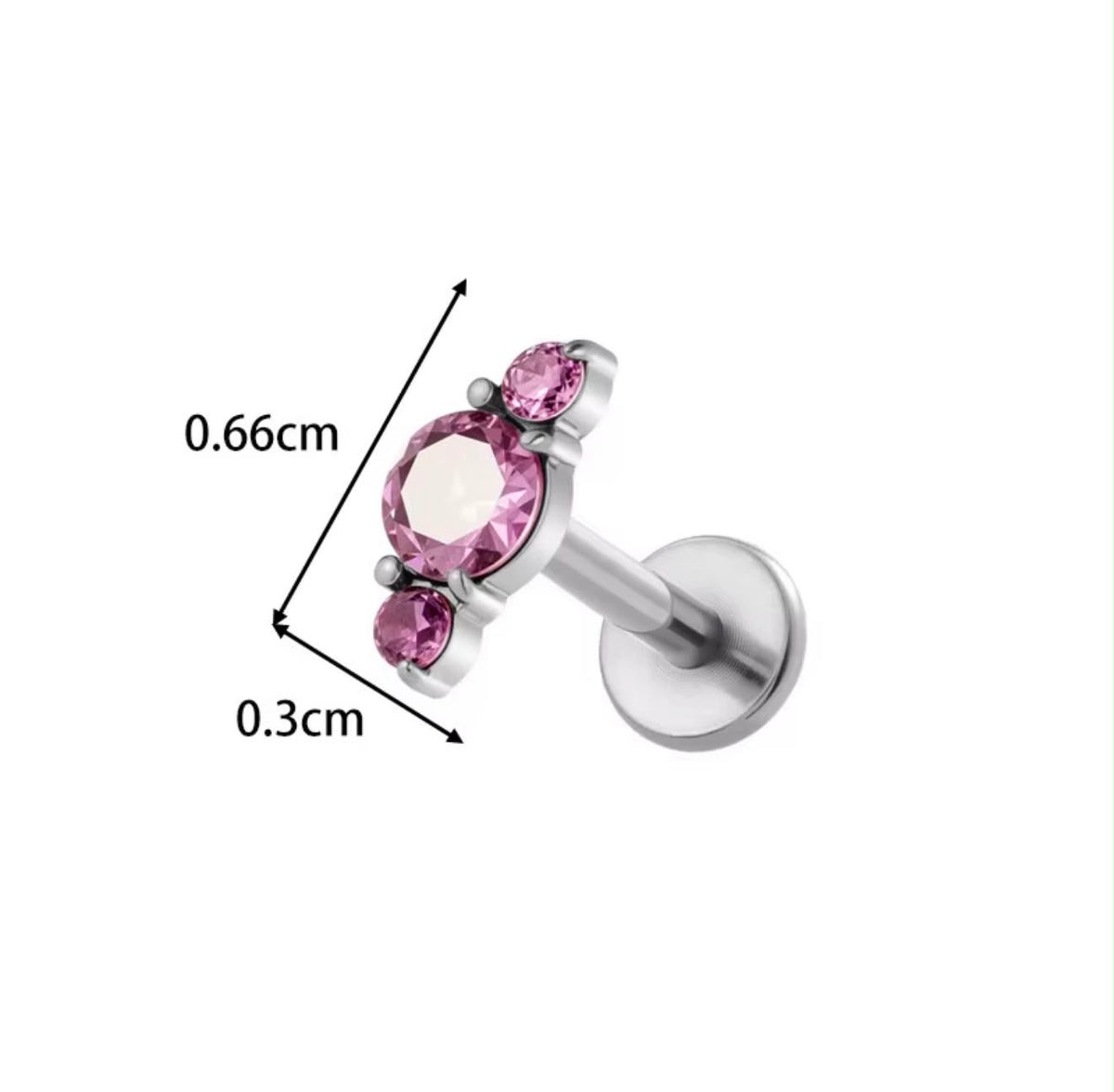 Croissant spark piercing