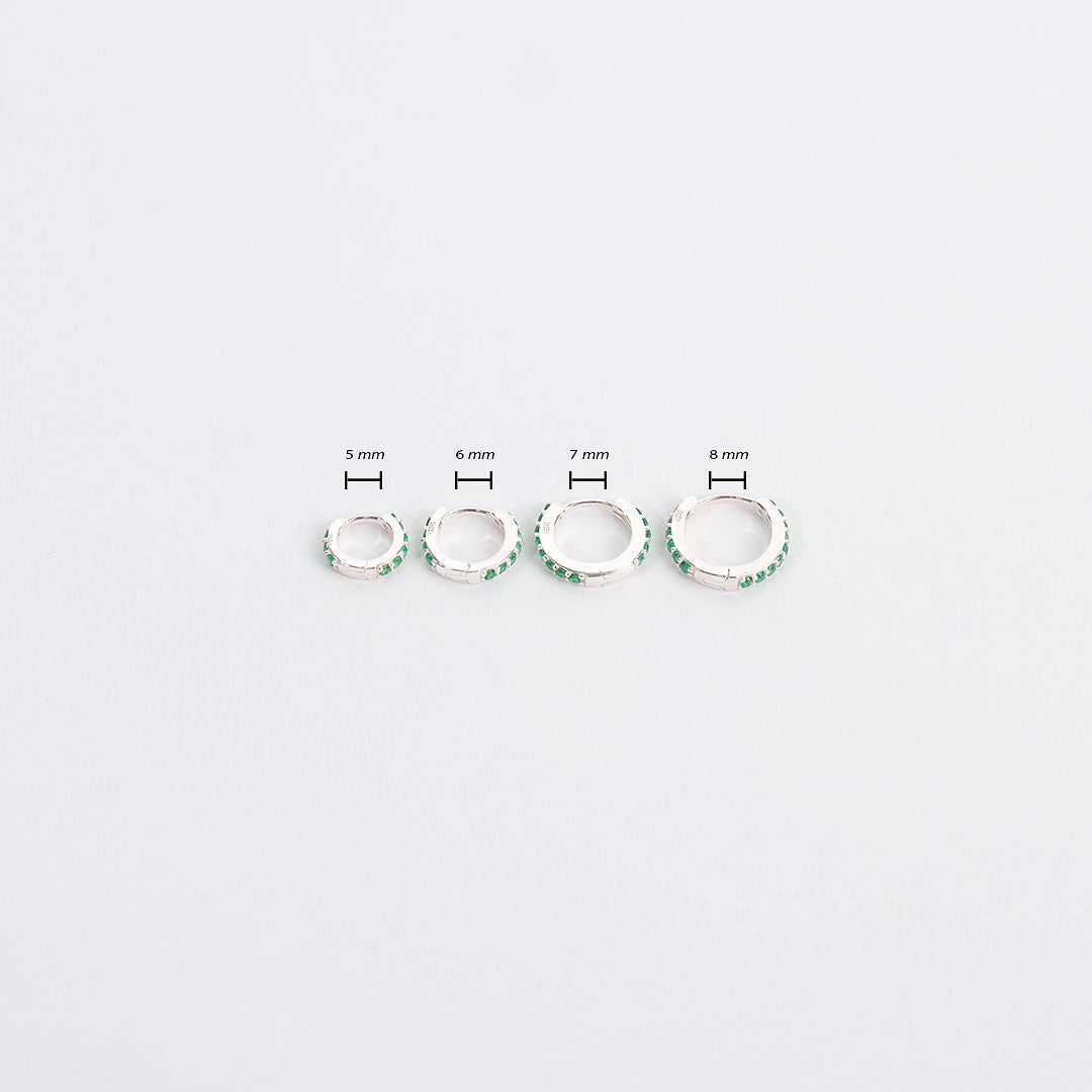 Zirconia huggie