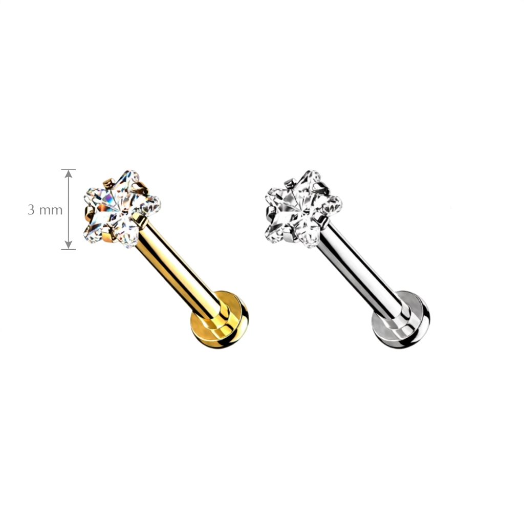 Star spark piercing
