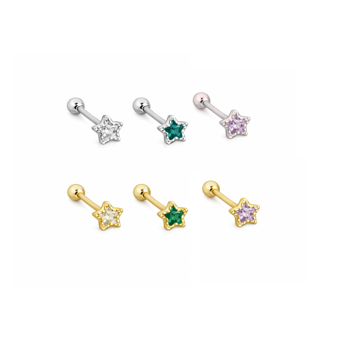 Estrella iris stud