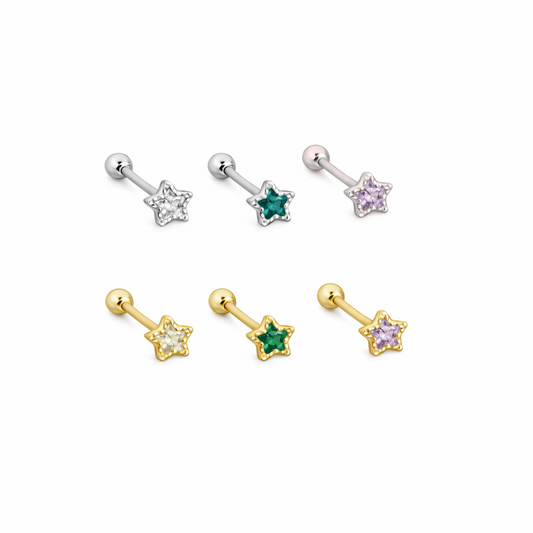 Estrella iris stud
