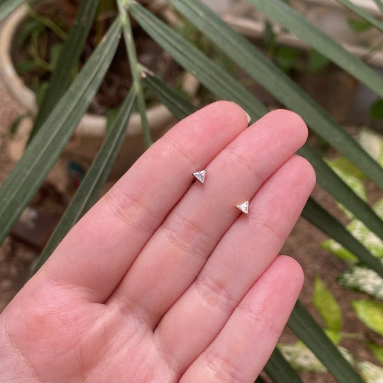Triangle spark piercing