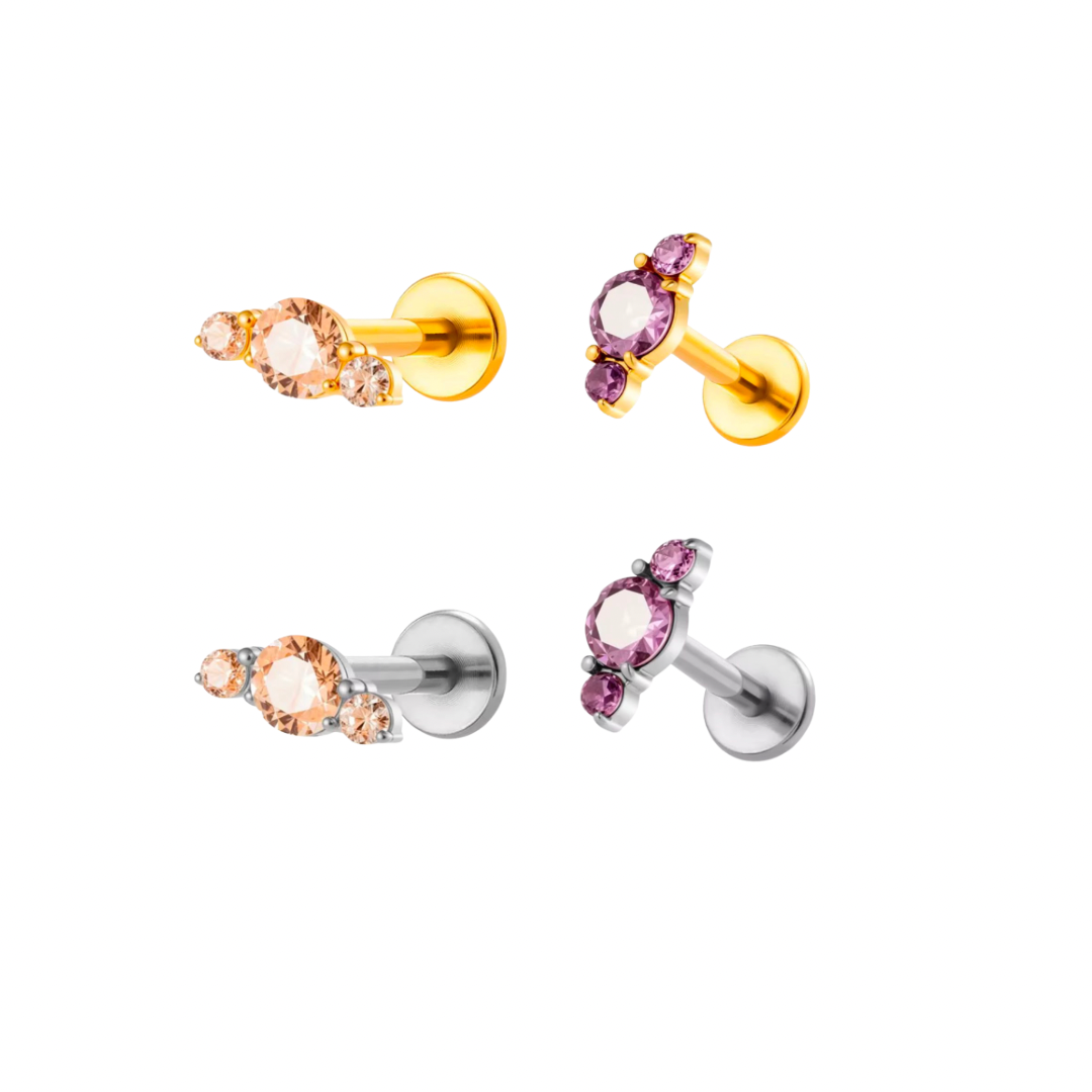 Croissant spark piercing