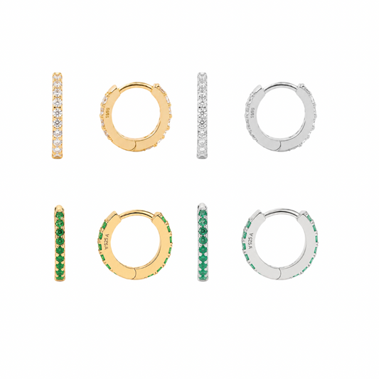 Zirconia huggie