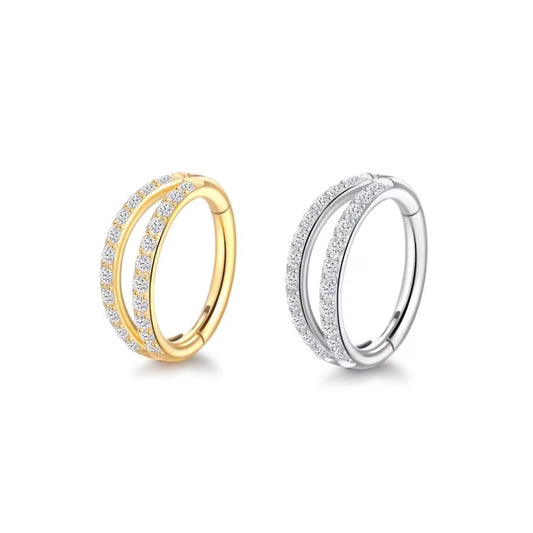 Cristal ring doble