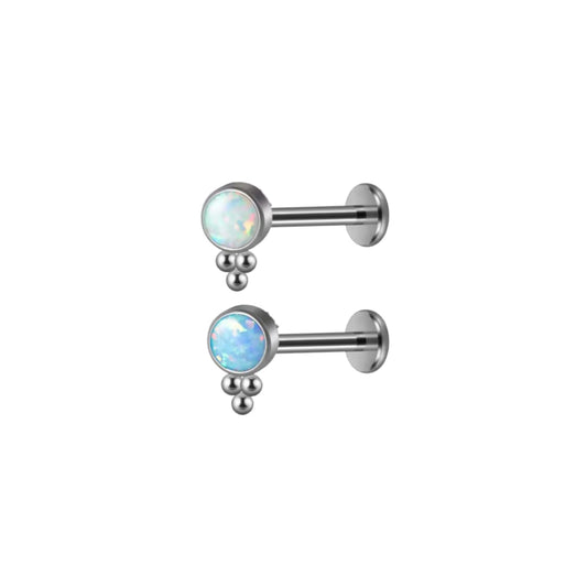 Shiny dots ópalo piercing