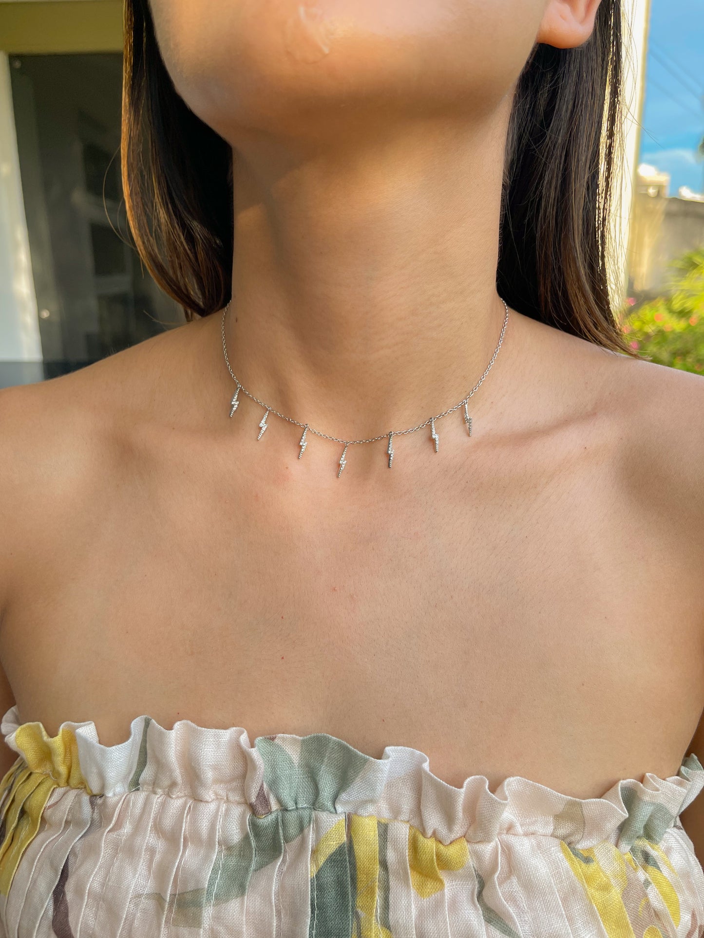 Bolt charms necklace