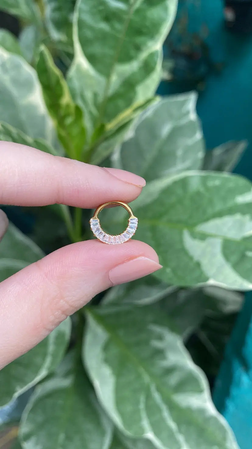 Baguette Zirconia ring