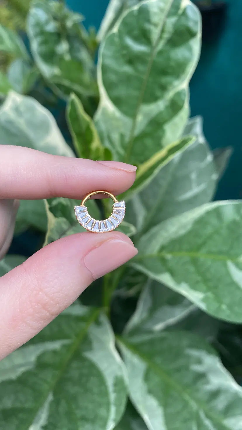 Baguette Zirconia ring