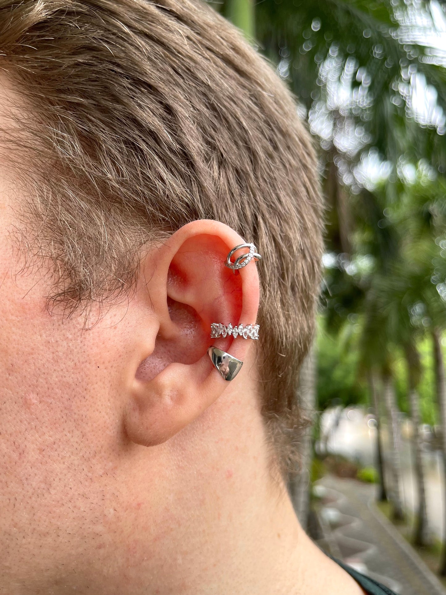 Braid ear cuff