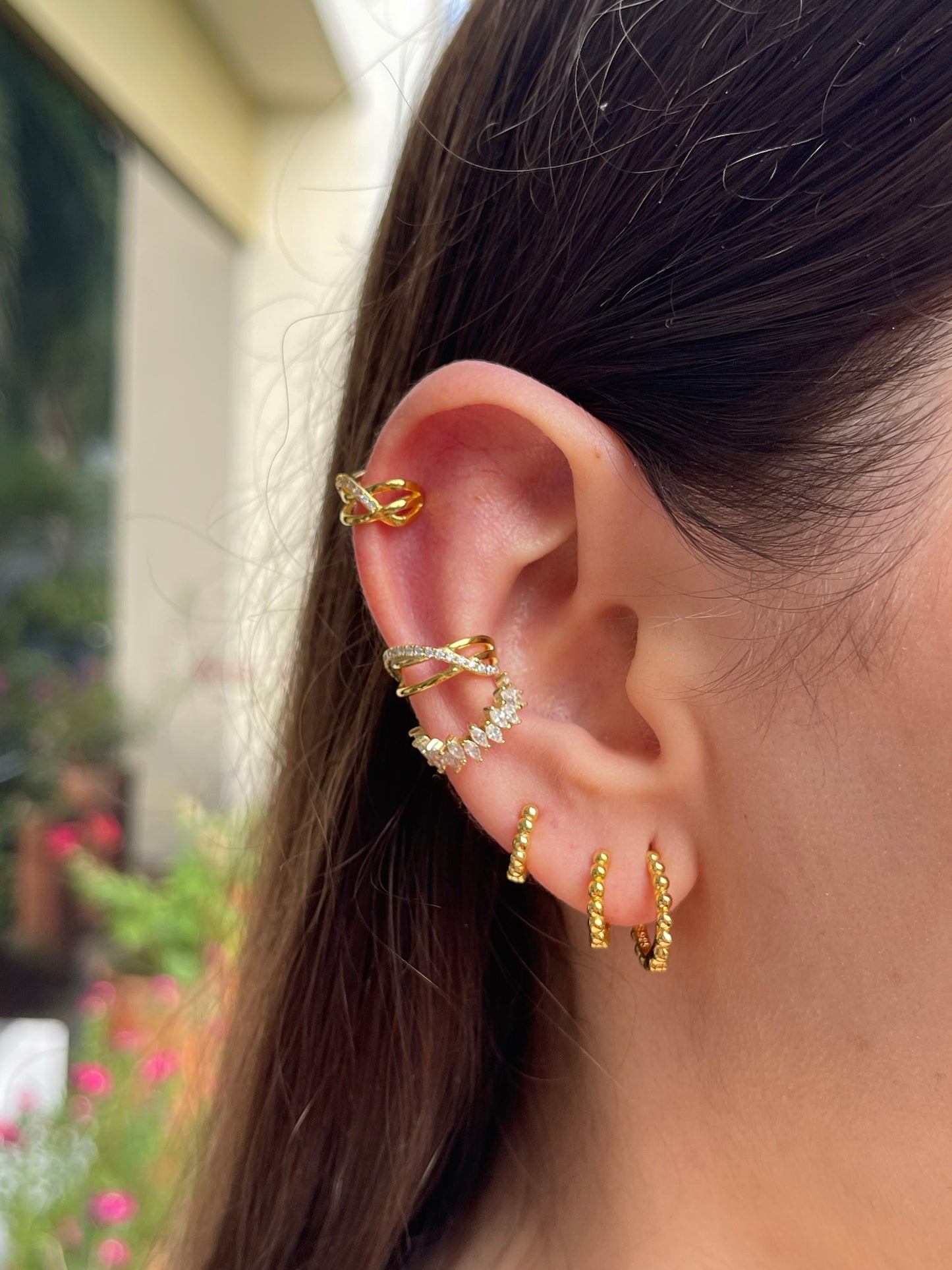 Braid ear cuff